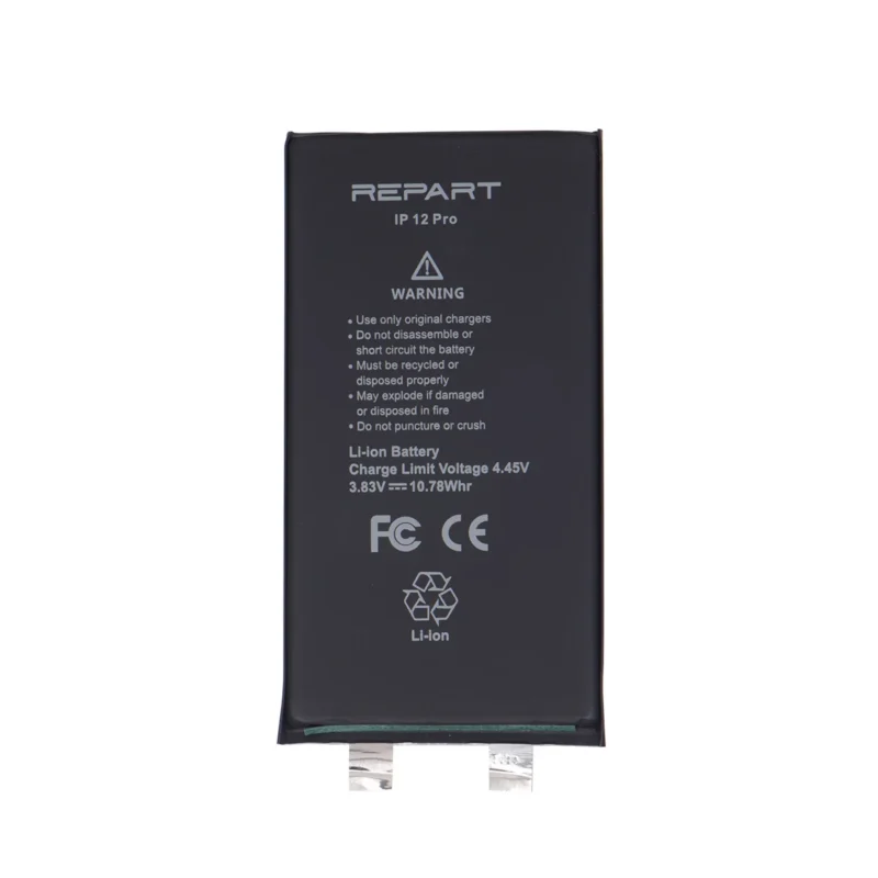 repart-iphone-12-pro-battery-cell REPART iPhone 12 pro battery cell replacement with specification on white background